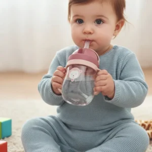 Children’s spill-proof straw cup